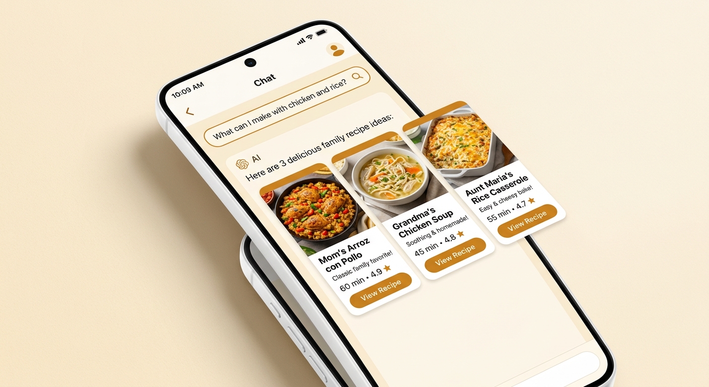 Buscando recetas con lenguaje natural en Sazón